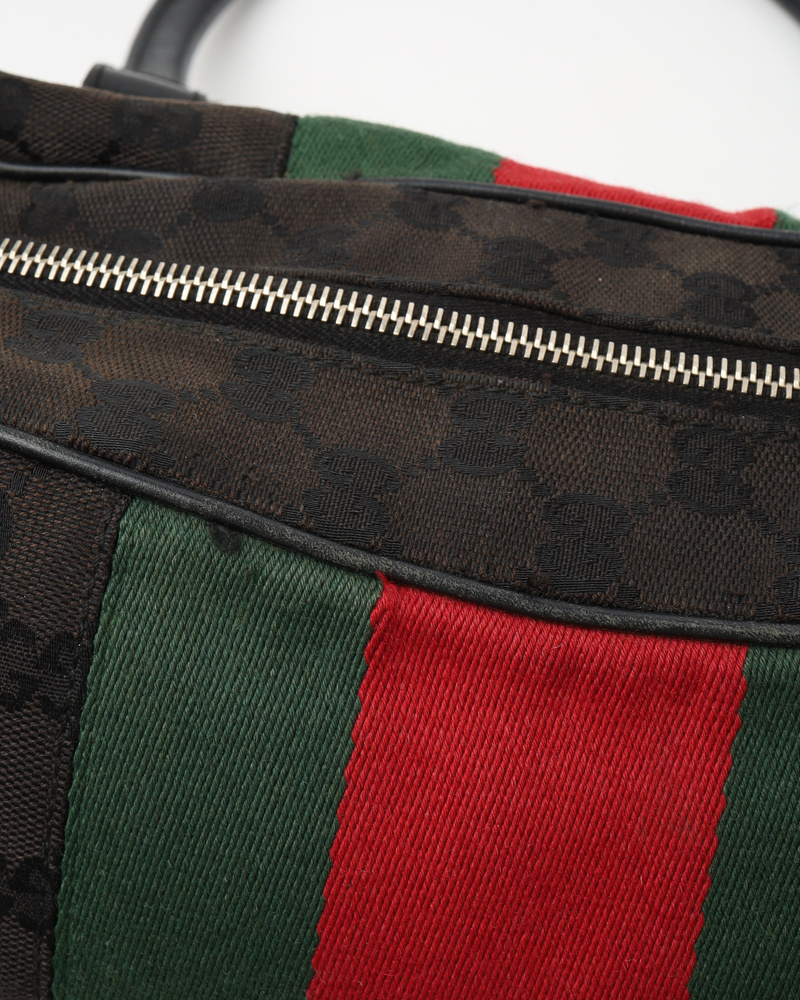 Gucci Web Horsebit Hobo Bag