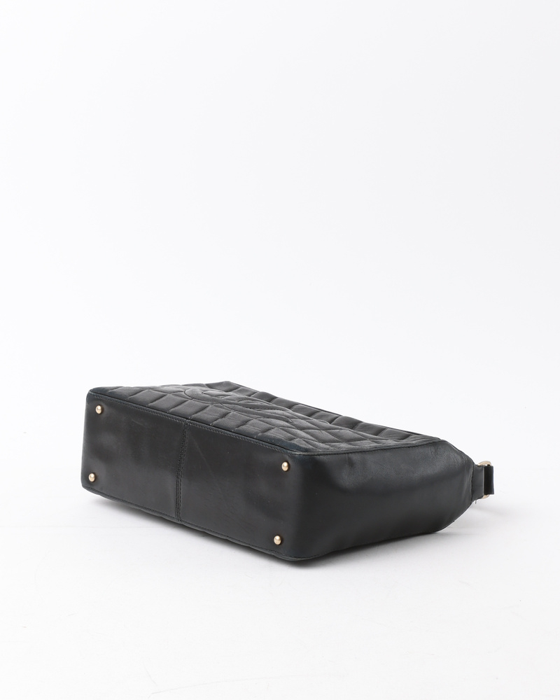 Chanel Cc Quilted Chocolate Bar Bag