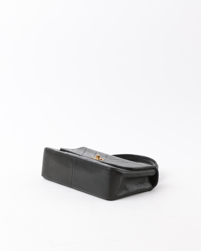 Chanel Chevron Top Handle Bag