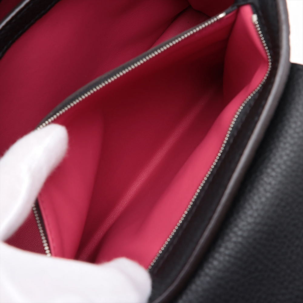 Louis Vuitton Capucines PM Taurillon Leather 2-Ways Handbag Black