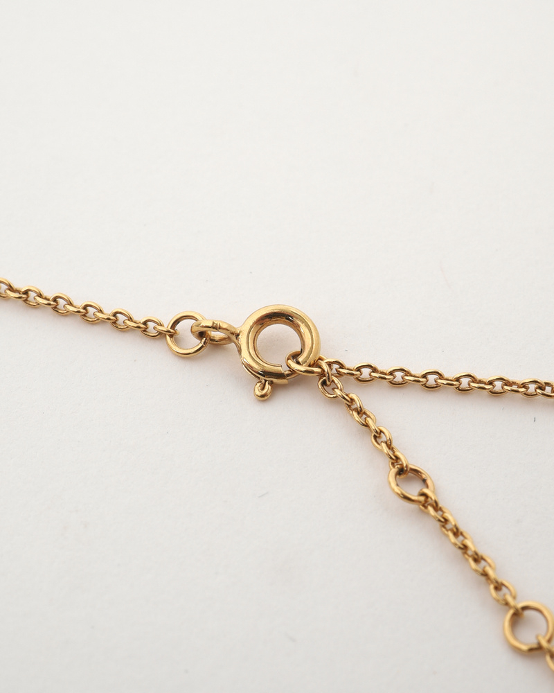 Fendi Ff Rhinestone Necklace