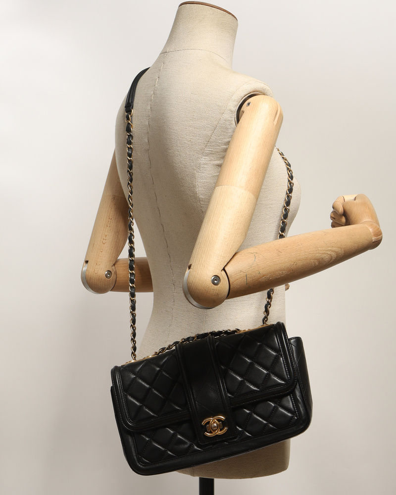 Chanel Elegant Cc Medium Single Flap Bag