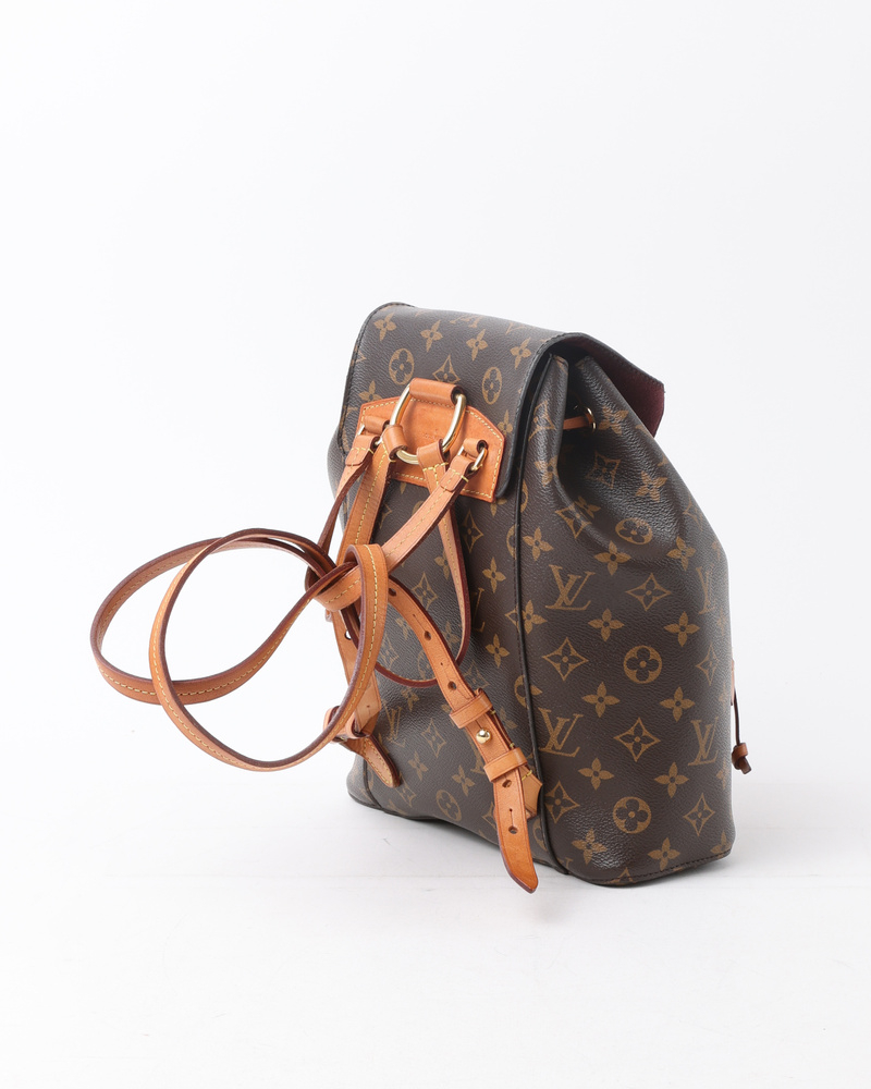 Louis Vuitton Monogram Montsouris Mm Nm Backpack
