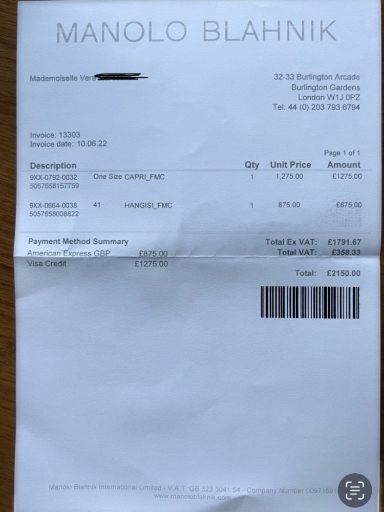 Manolo Blahnik Escarpins