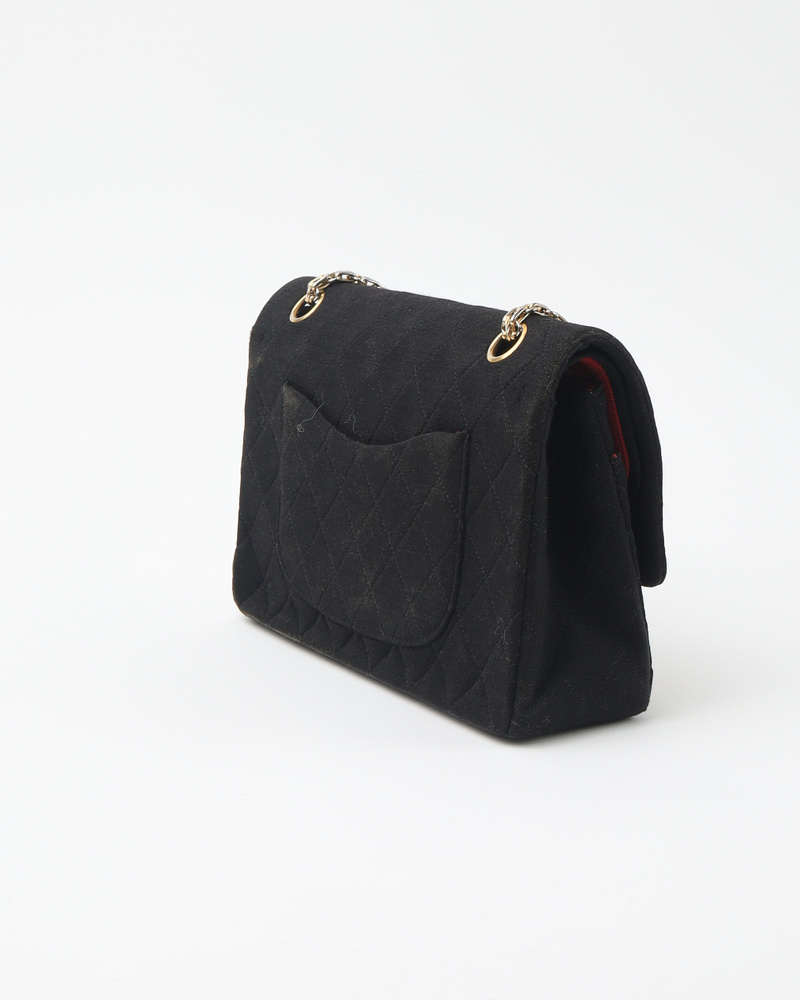 Chanel Classic Jersey Medium Double Flap Bag