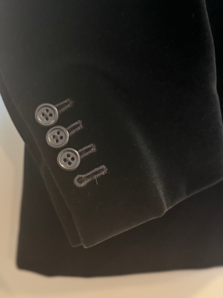 Polo Ralph Lauren Hacking black velvet blazer