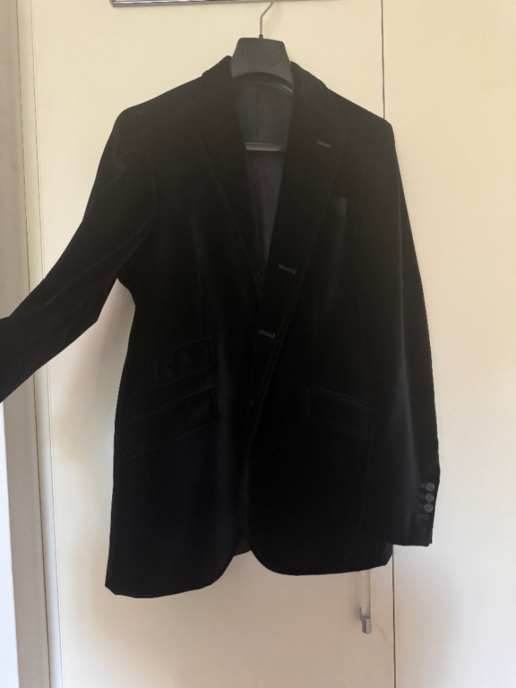 Polo Ralph Lauren Hacking black velvet blazer