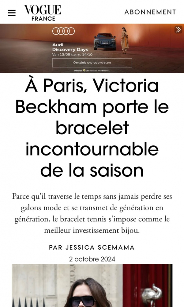 Inès de la Fressange Swarovski-Brillant-Armband