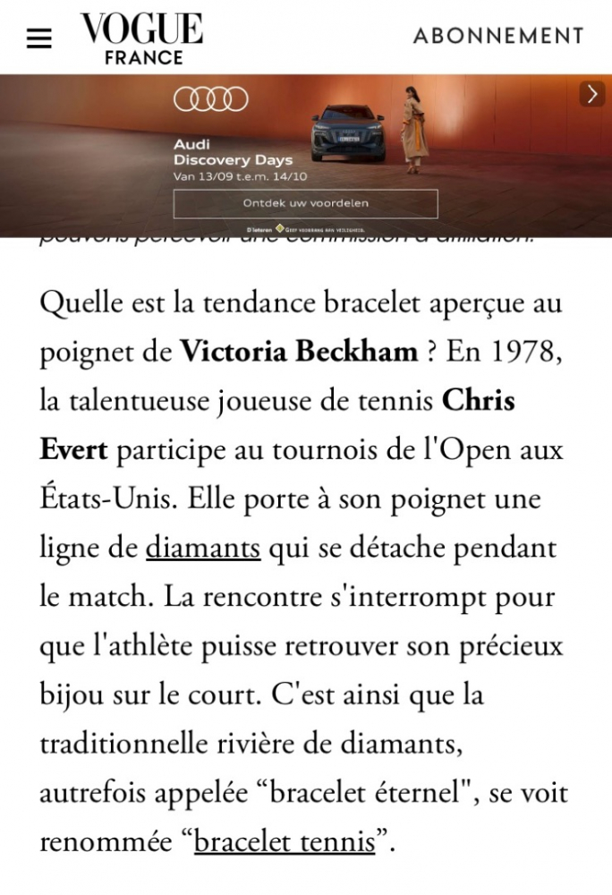 Inès de la Fressange Swarovski-Brillant-Armband