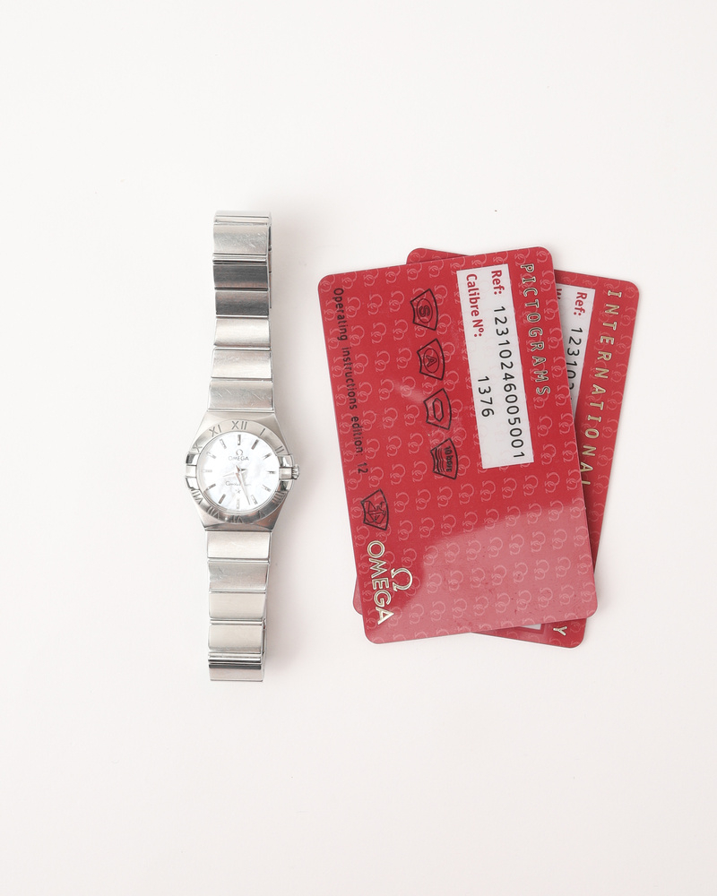 Omega Lady Constellation 24mm Mother-of-pearl Dial Watch