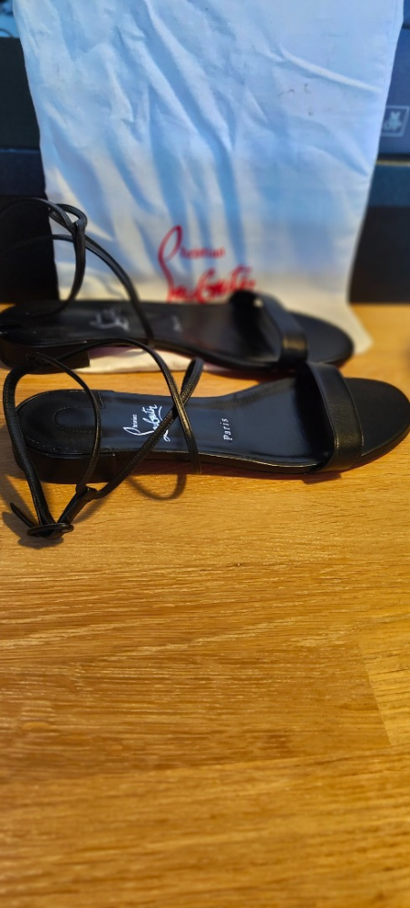 Christian Louboutin Miss Choca Ledersandalen