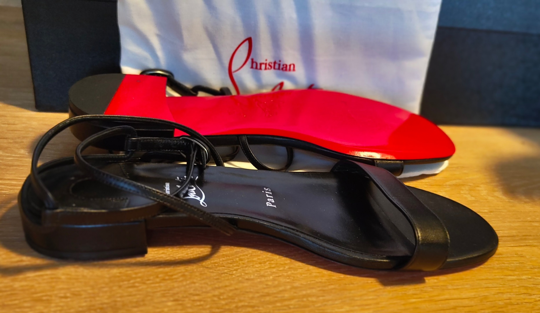 Christian Louboutin Miss Choca Ledersandalen