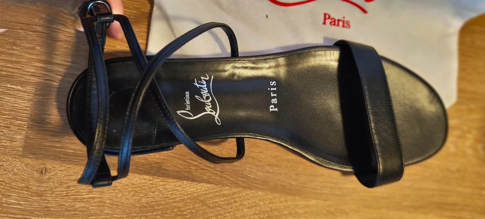 Christian Louboutin Miss Choca Ledersandalen