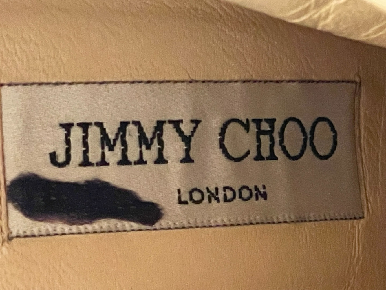 Jimmy Choo Unique vintage print boots!