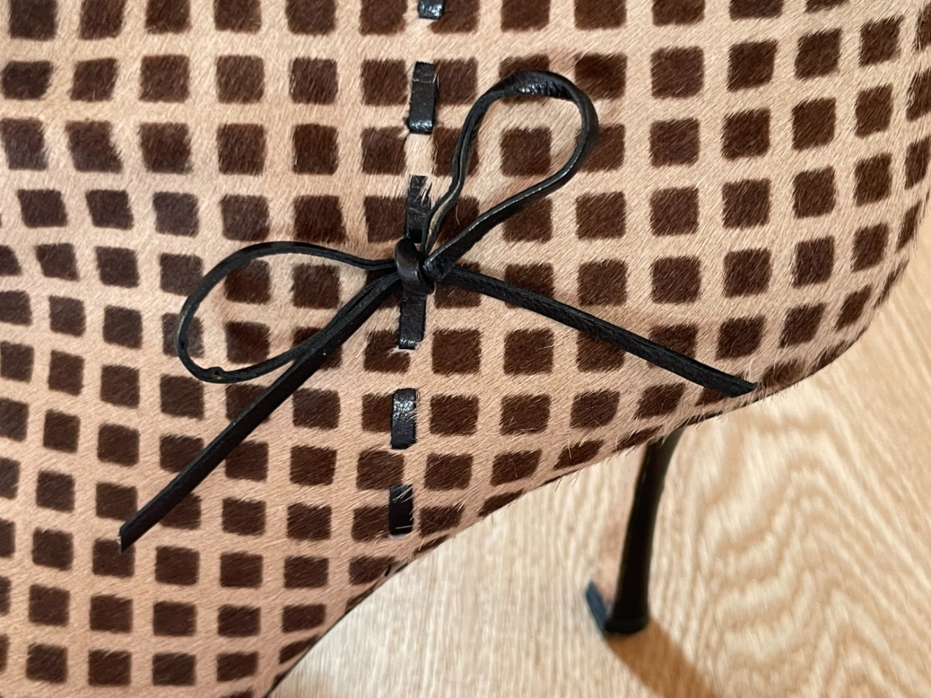 Jimmy Choo Unique vintage print boots!