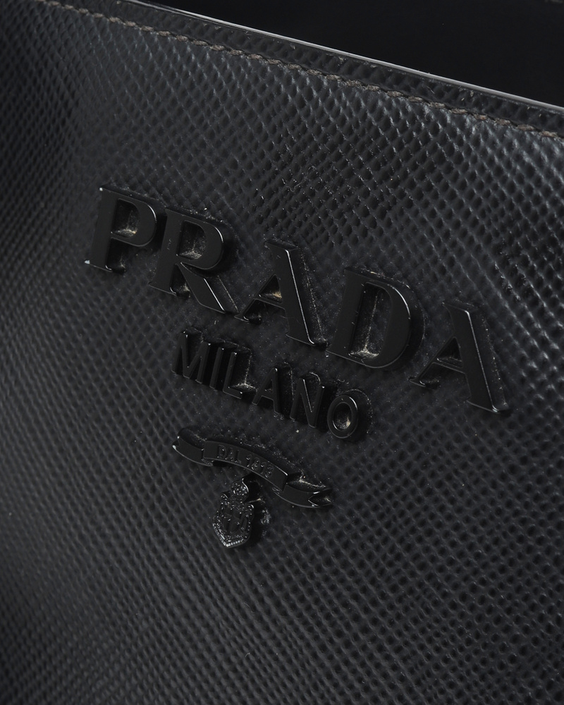 Prada Monochrome Medium Saffiano Bag
