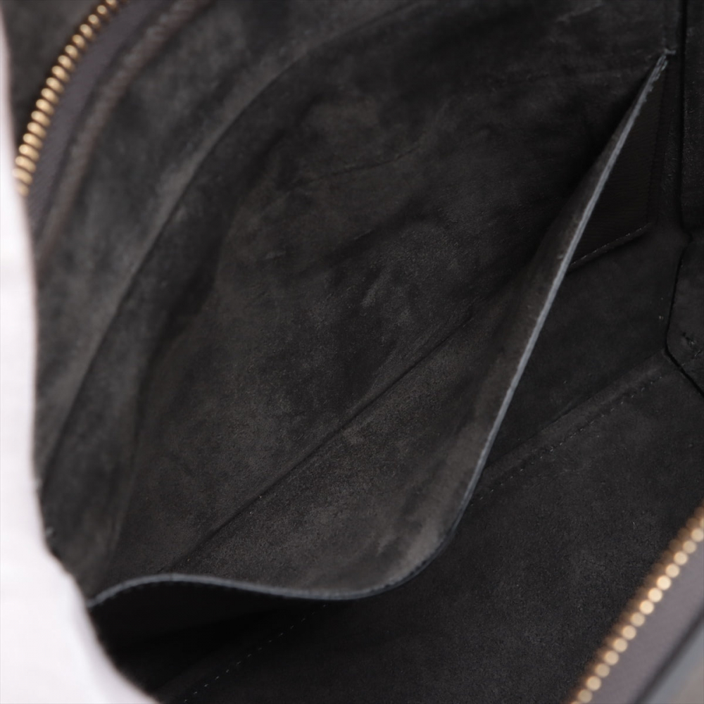 Celine Belt Bag Micro Grained Calfskin Leather 3-Ways Tote Bag Grey