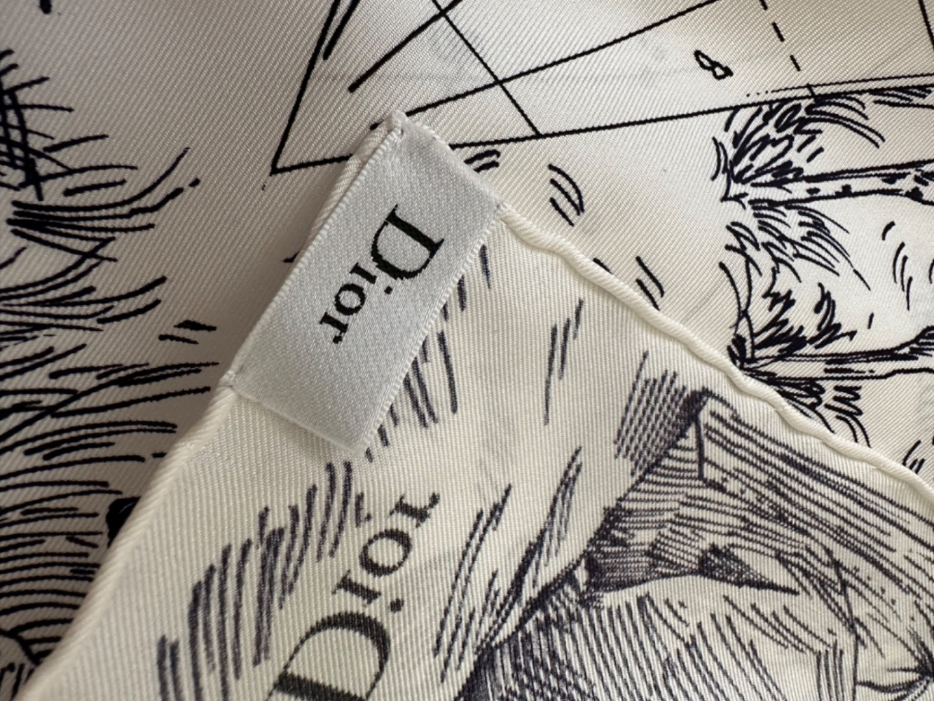 Christian Dior Foulard en soie