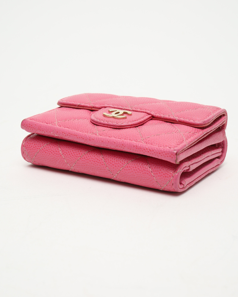 Chanel Small Classic Trifold Interlocking Cc Wallet