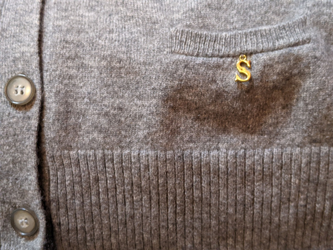 Sandro Strickjacke aus 100% Kaschmir