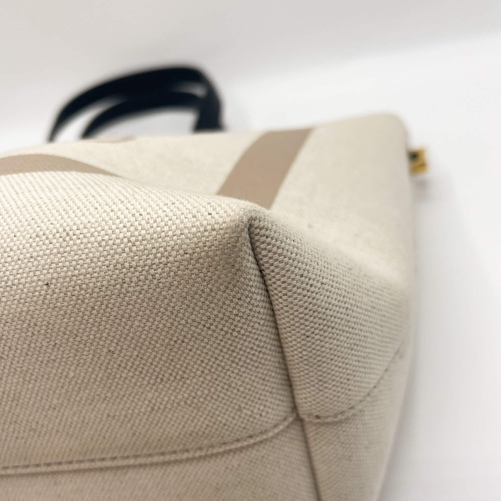 Tom Ford T Tote Canvas and Leather Beige