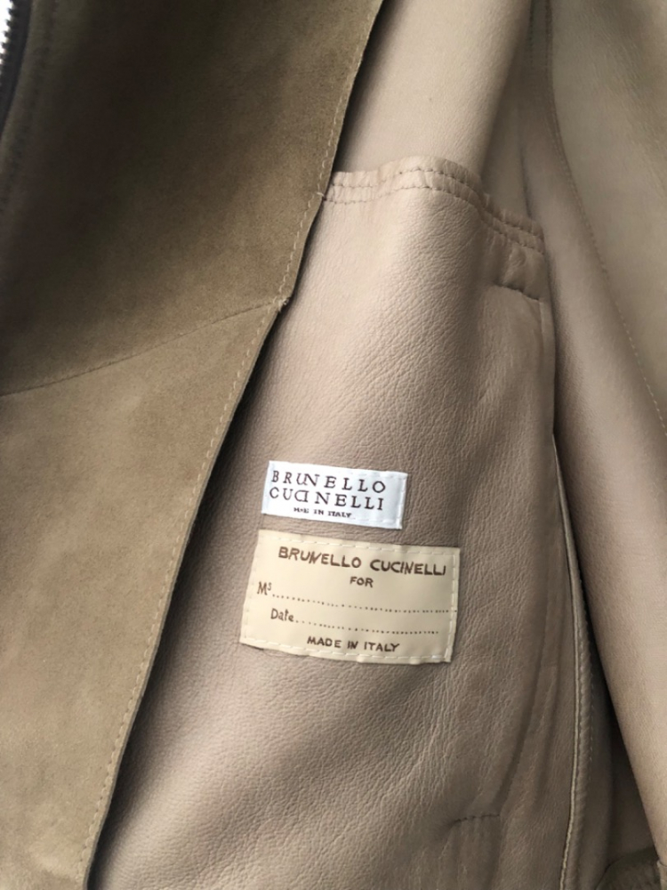 Brunello Cucinelli Bikerjacke