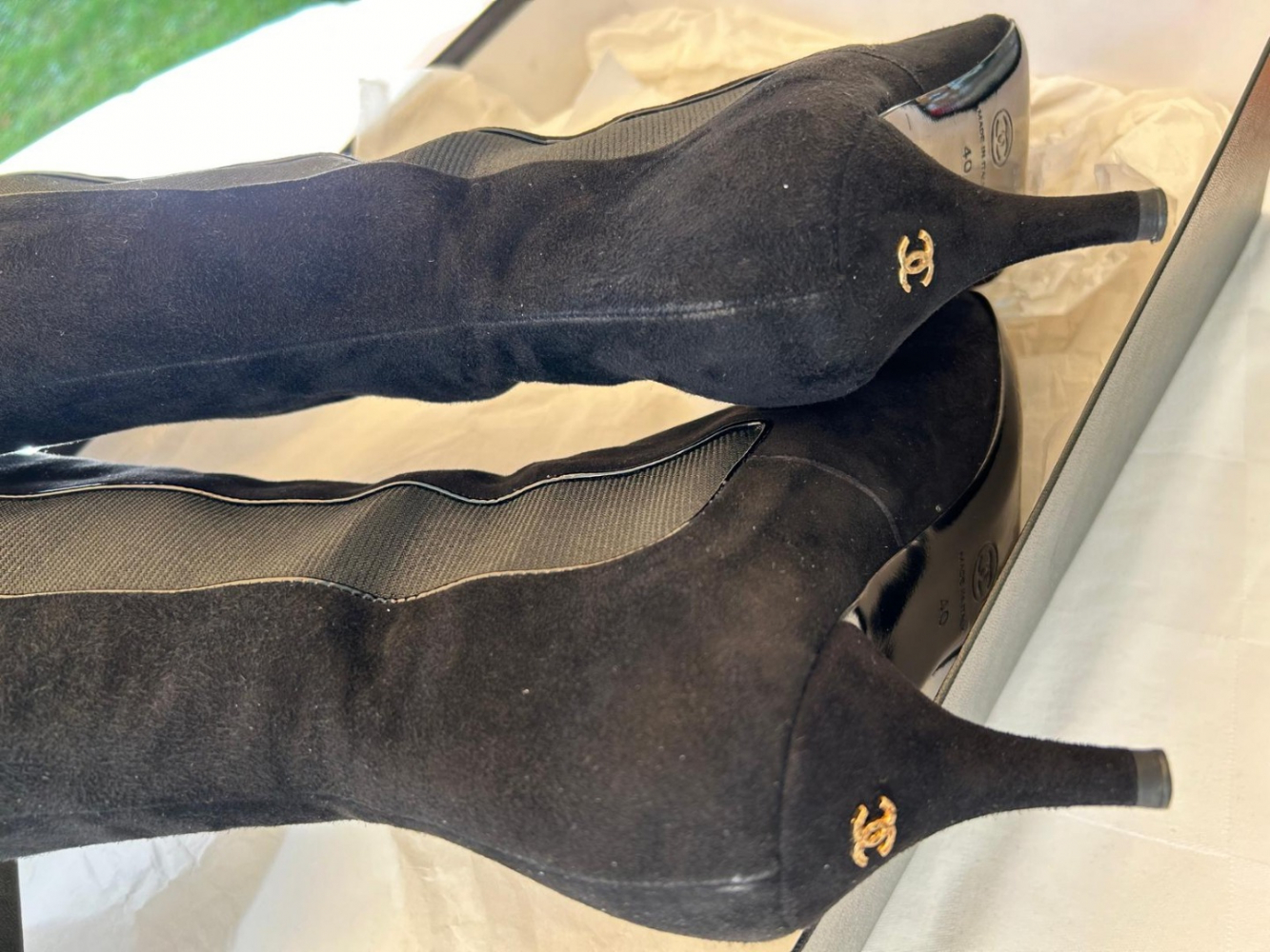 Chanel High Boots Suede