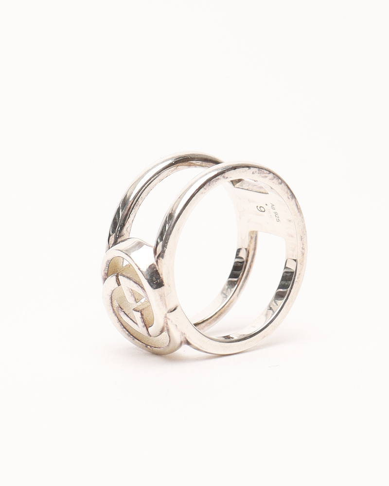 Gucci Gg Silver Ring