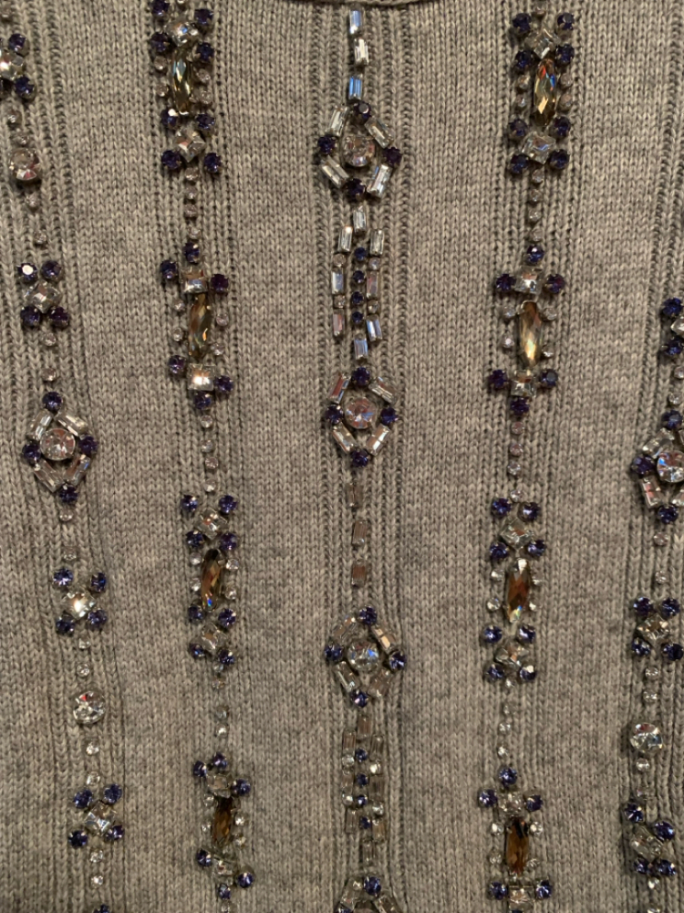 Tory Burch Pull-over avec applications de bijoux