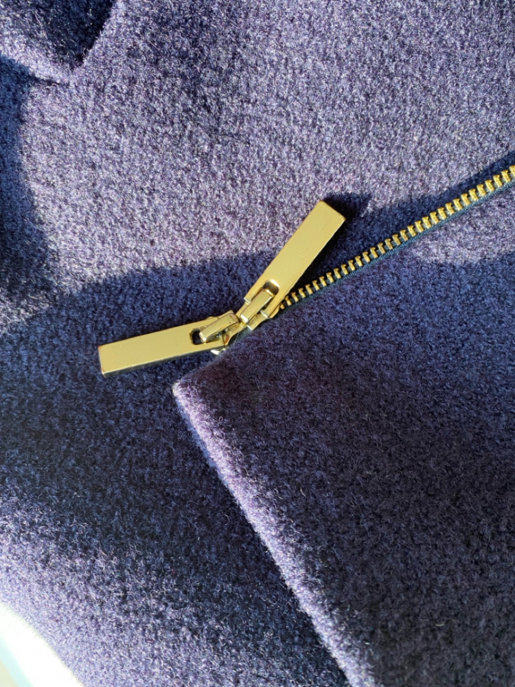 IVY & OAK Blauer Mantel aus Wolle