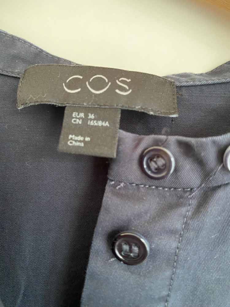 Cos Robe chemise bleue