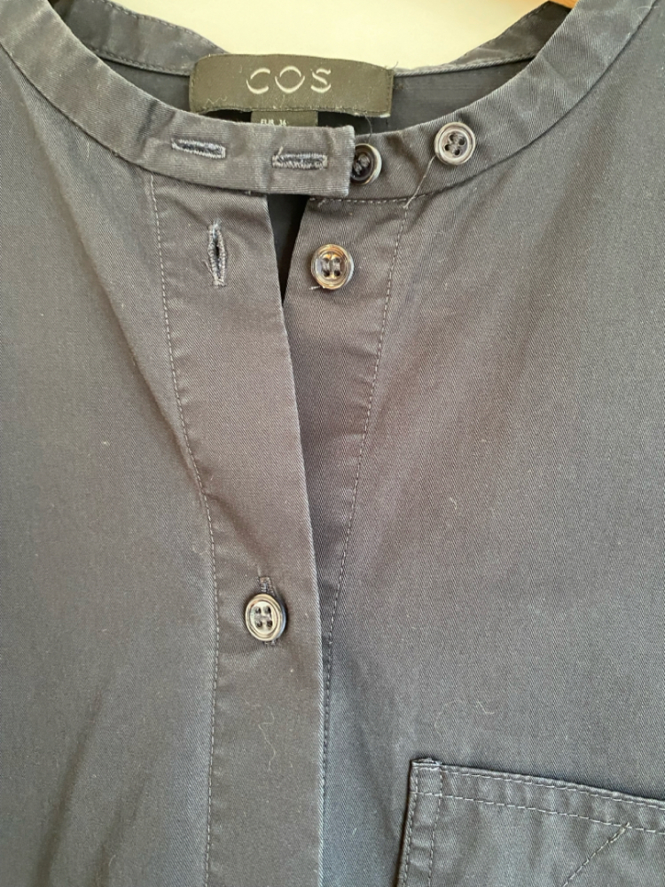 Cos Robe chemise bleue