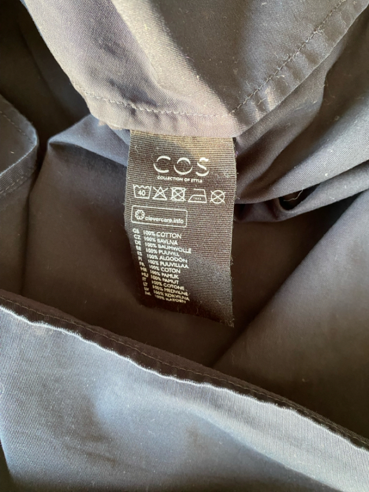 Cos Robe chemise bleue