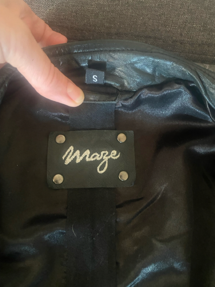 Maze clothing Lederjacke