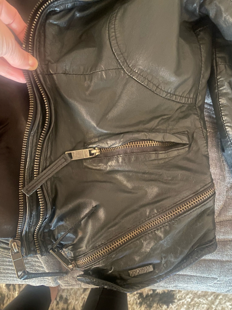 Maze clothing Lederjacke