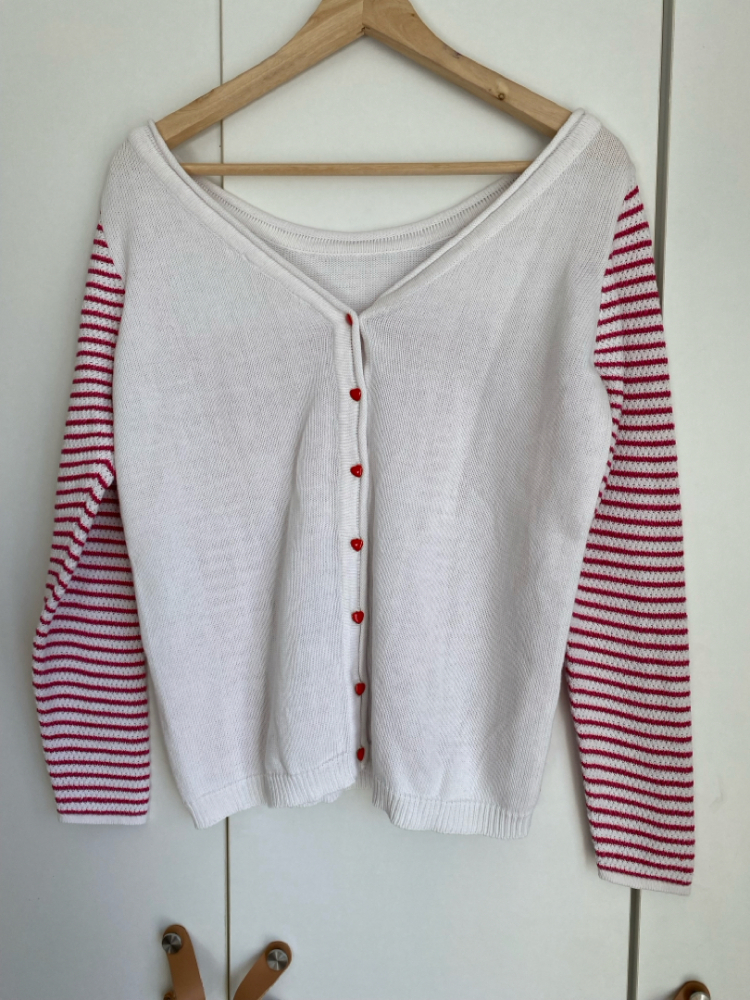 Naf Naf Pink and white sailboat