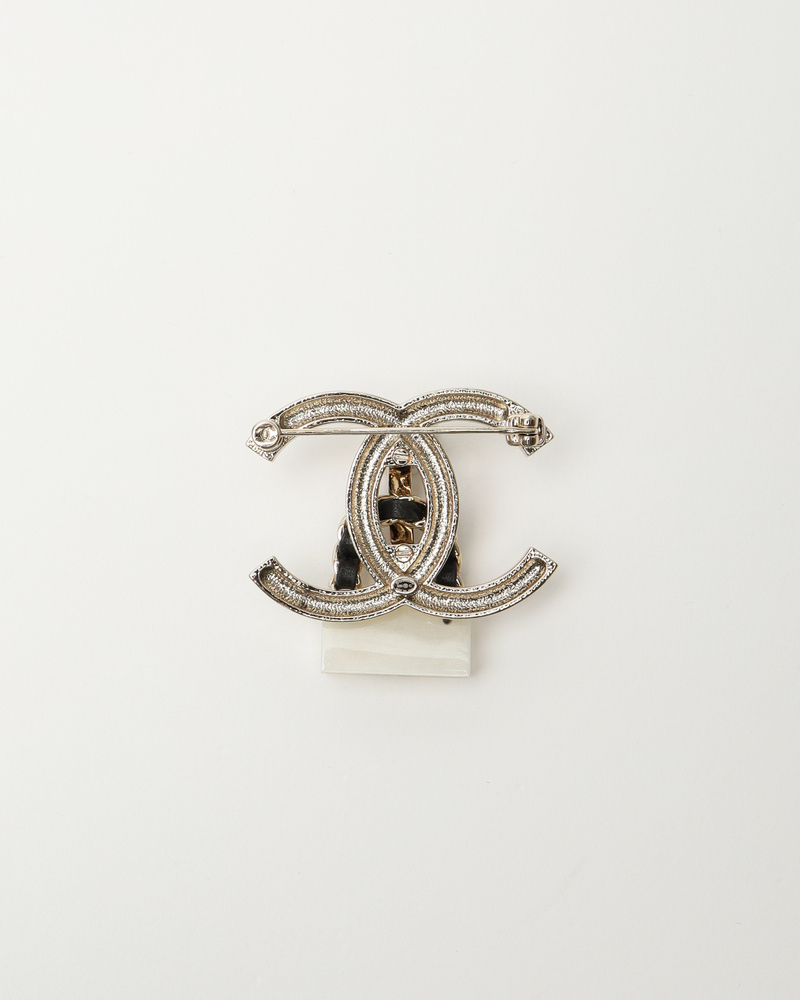 Chanel Coco Mark Matelasse Brooch