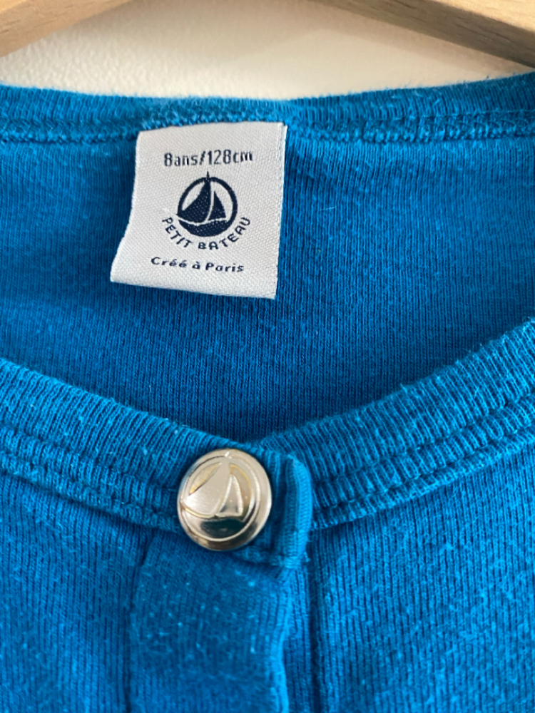 Petit Bateau Gilet léger bleu