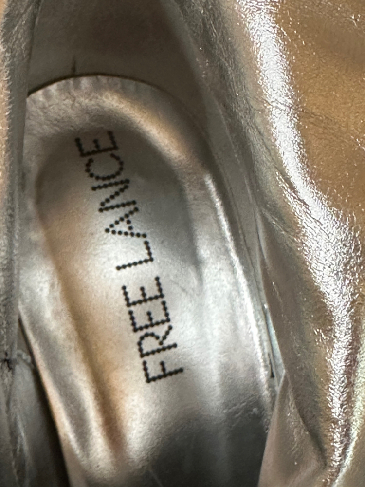 Free Lance Suede fringe wedge booties