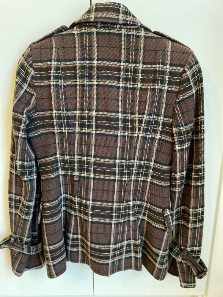 Benetton Karierte Jacke