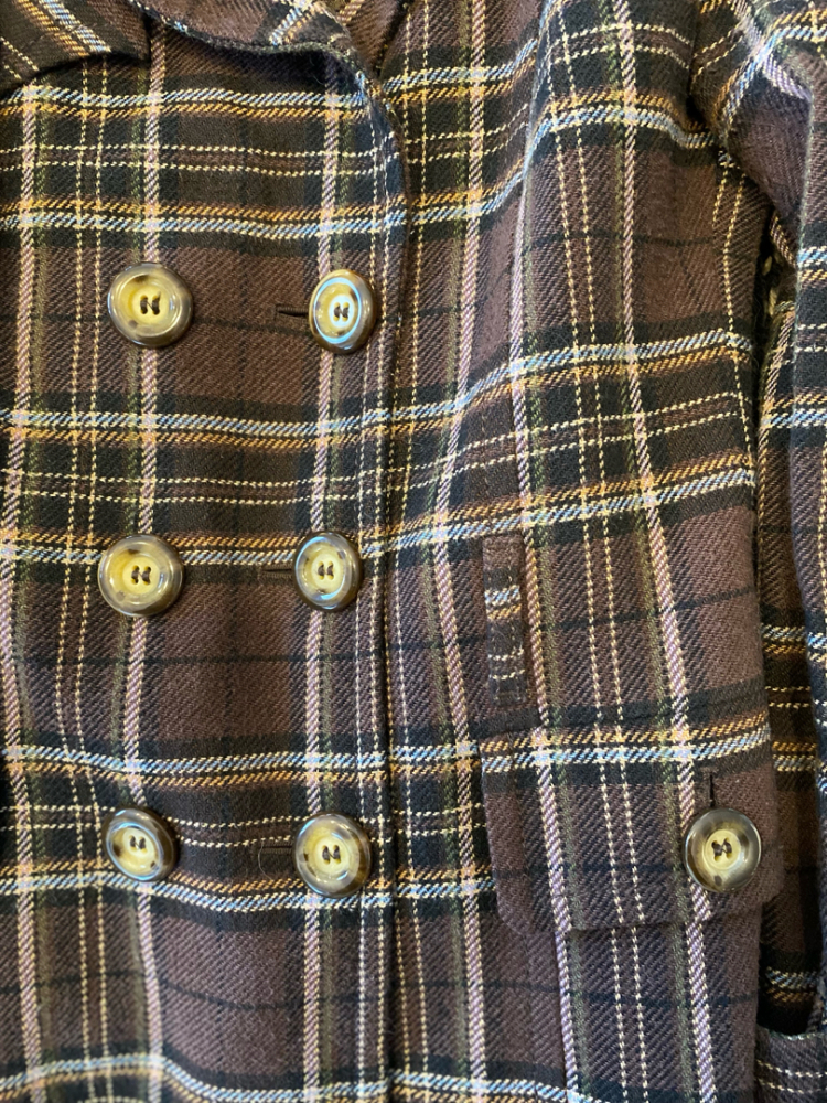 Benetton Karierte Jacke