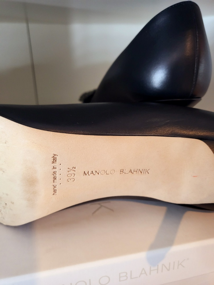 Manolo Blahnik Talon Hangisi Nappa