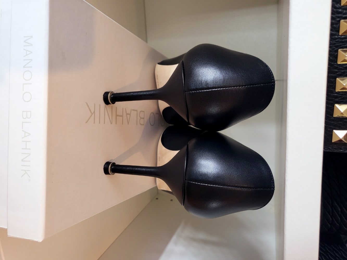 Manolo Blahnik Talon Hangisi Nappa