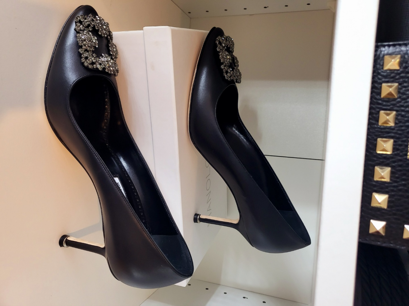 Manolo Blahnik Talon Hangisi Nappa