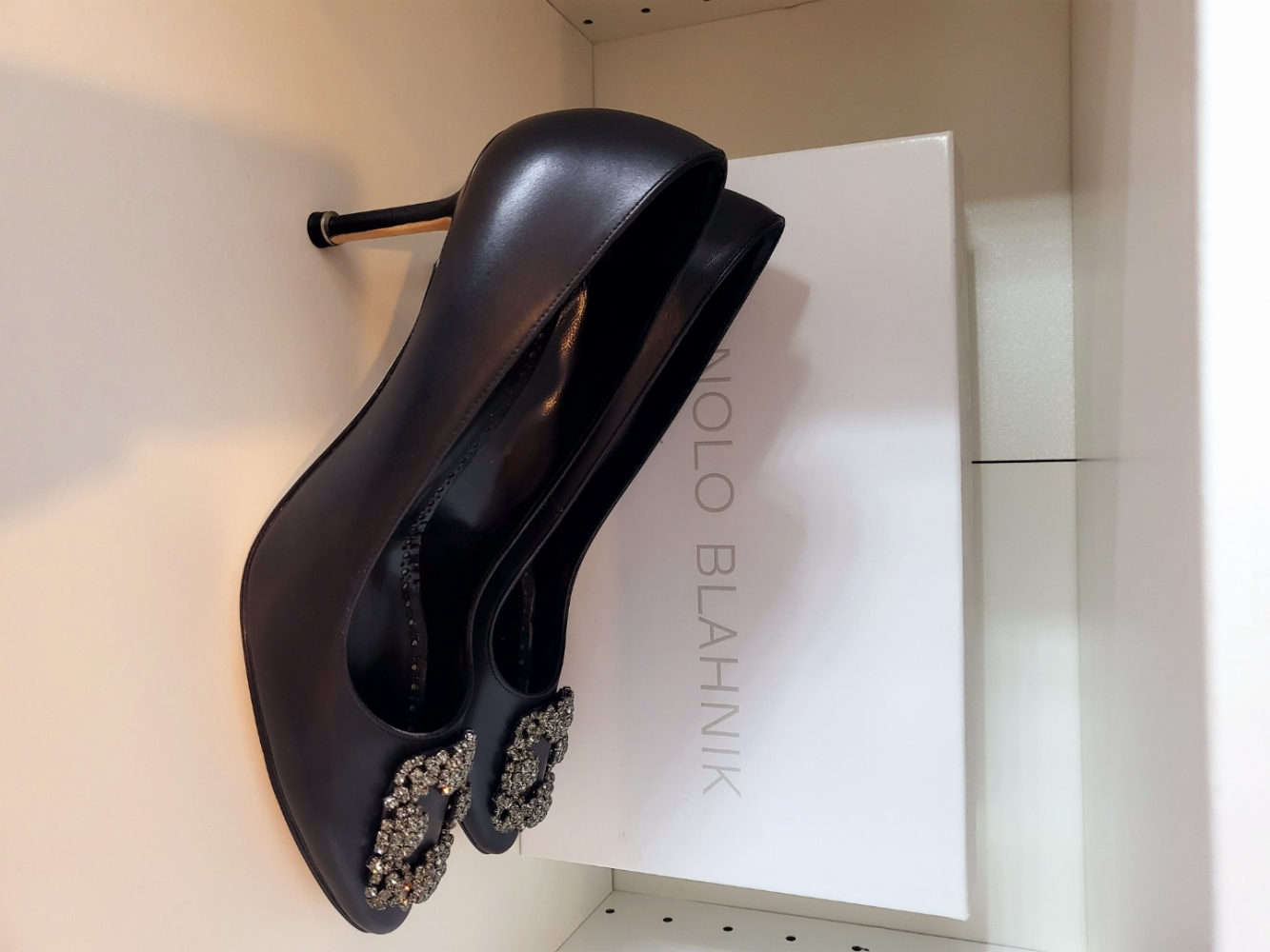 Manolo Blahnik Talon Hangisi Nappa