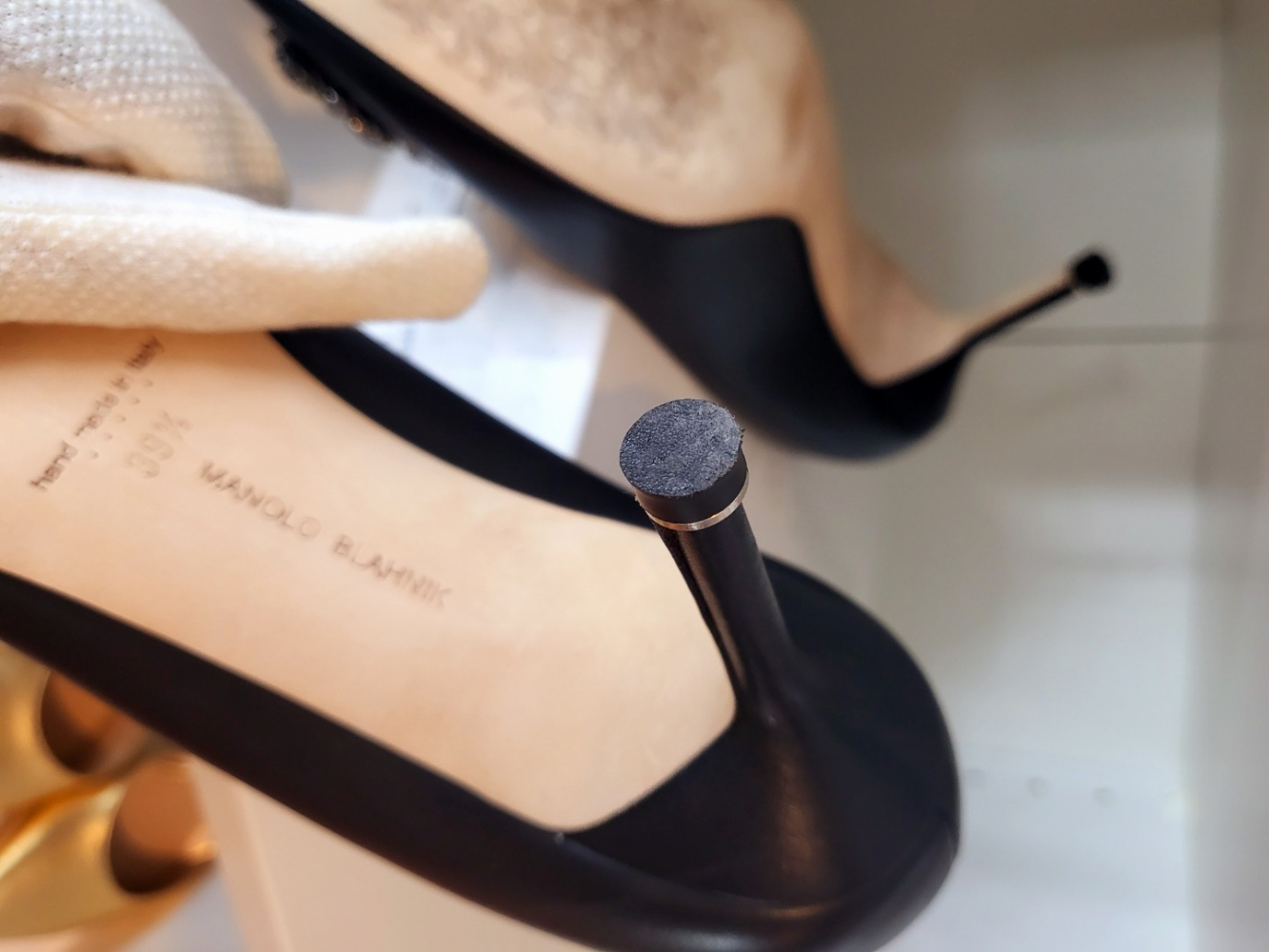 Manolo Blahnik Talon Hangisi Nappa