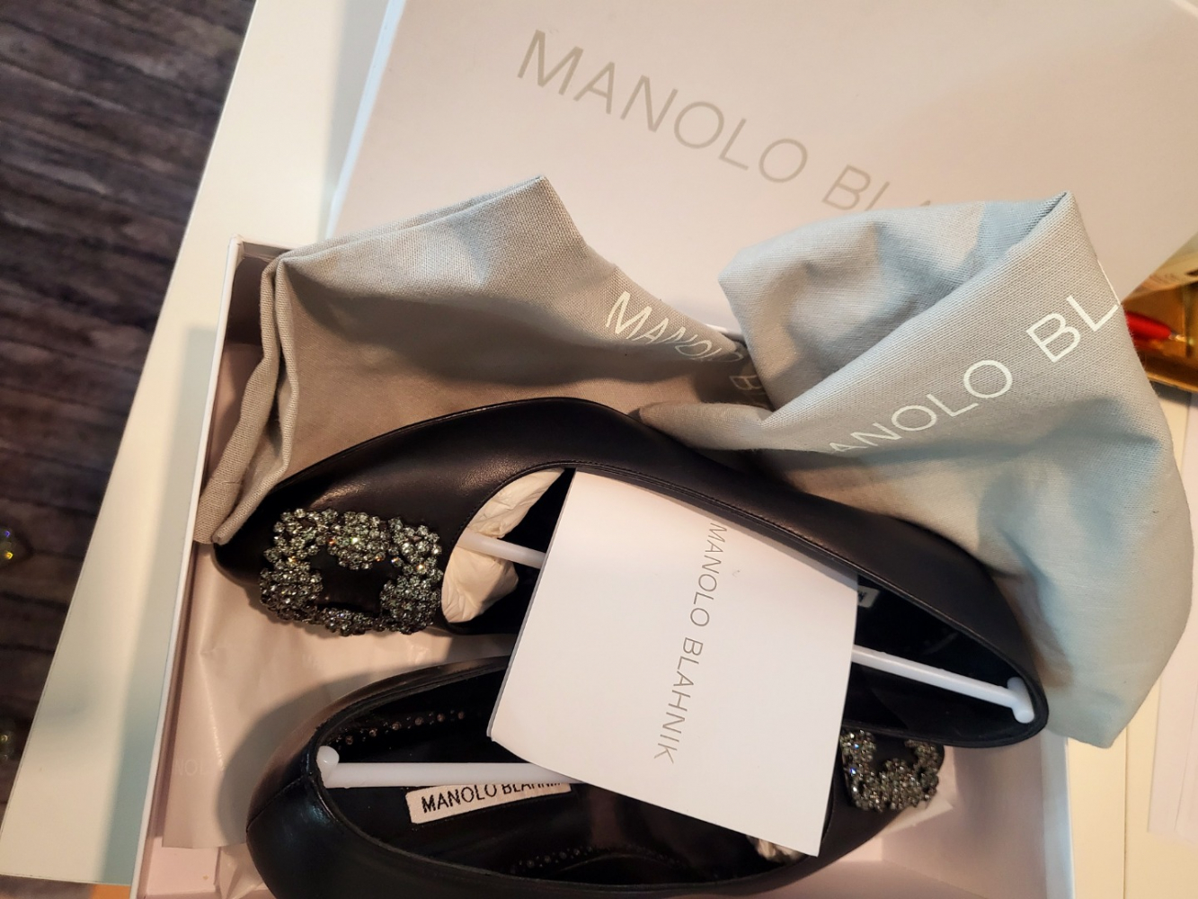 Manolo Blahnik Talon Hangisi Nappa