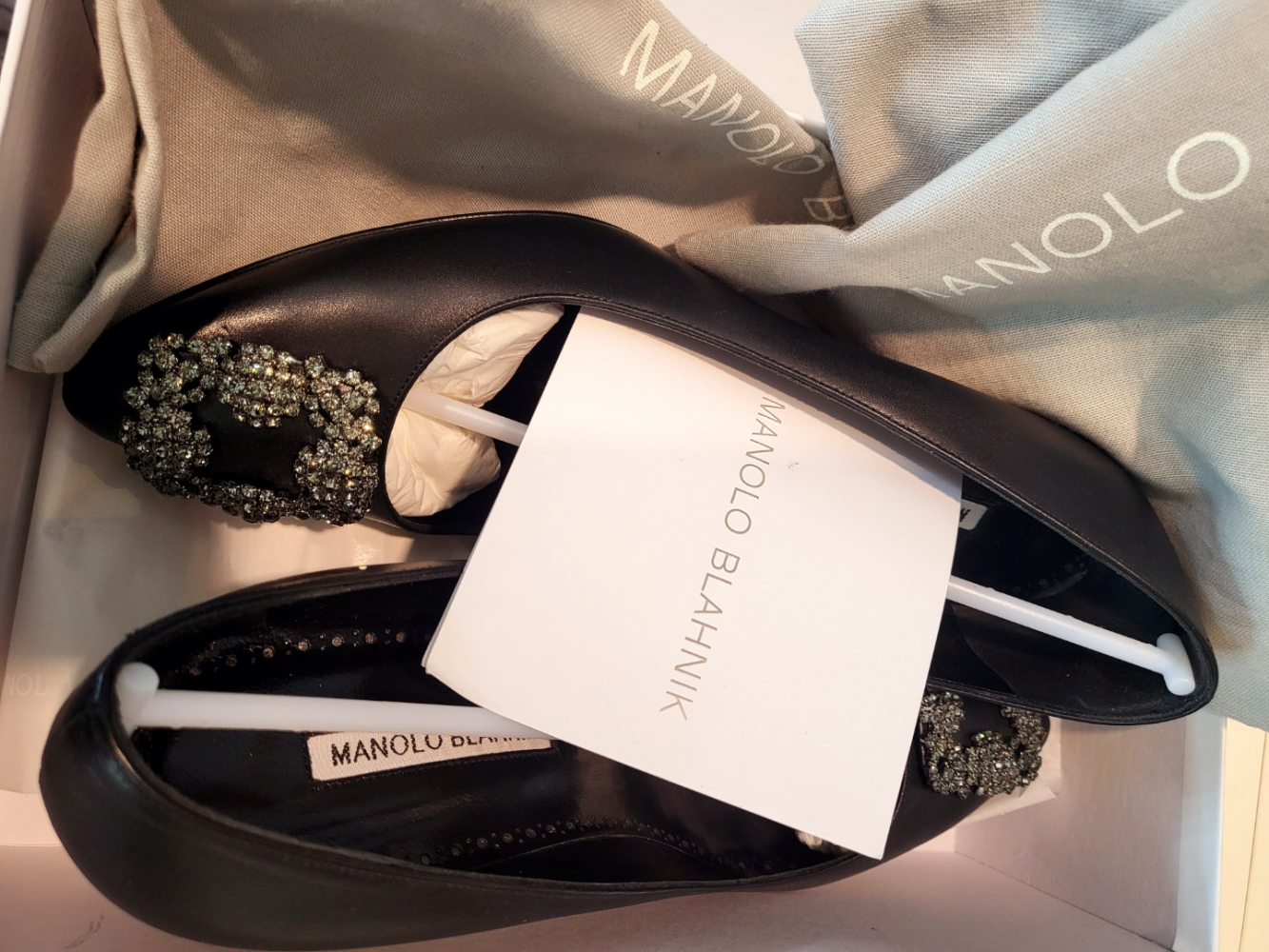 Manolo Blahnik Talon Hangisi Nappa