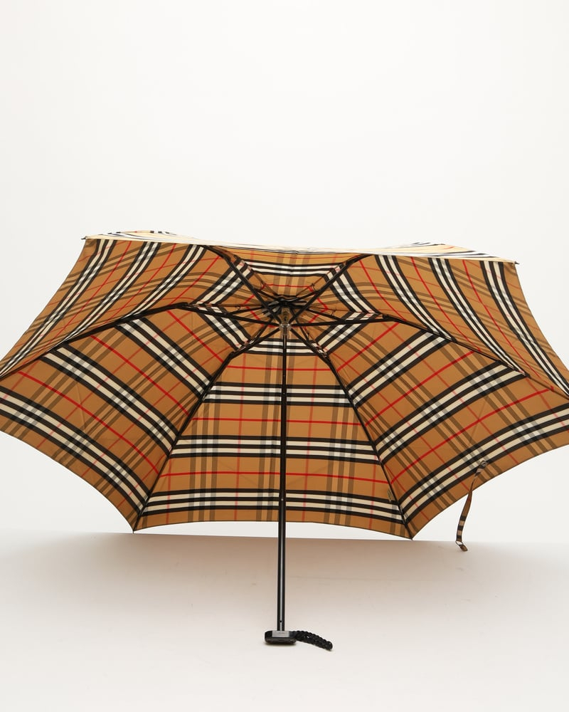 Burberry Nova Check Folding Umbrella