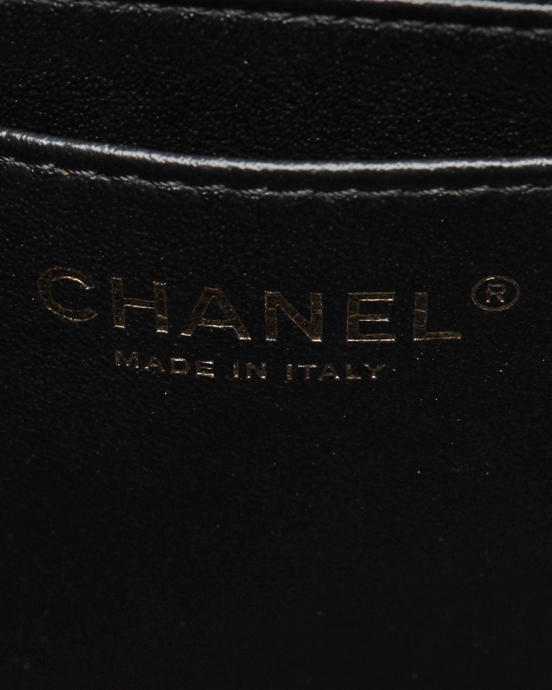 Chanel Reverse Chevron Top Handle Bag